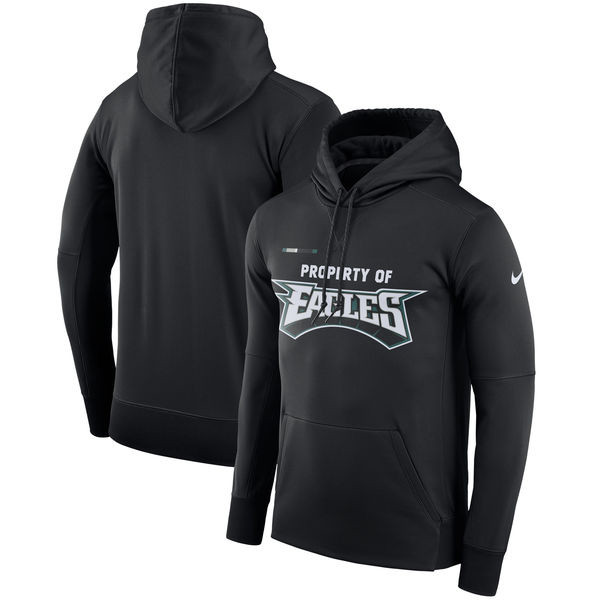 Philadelphia Eagles  Property Of Performance Pullover Hoodie Black