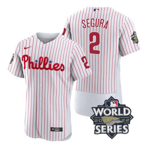 Phillies 2 Jean Segura White Nike 2022 World Series Flexbase Jersey