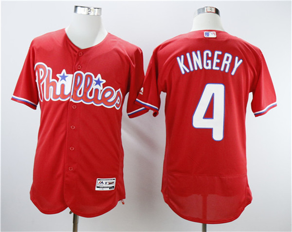 Phillies 4 Scott Kingery Red Flexbase Jersey