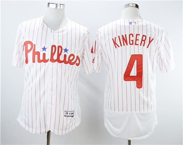 Phillies 4 Scott Kingery White Flexbase Jersey