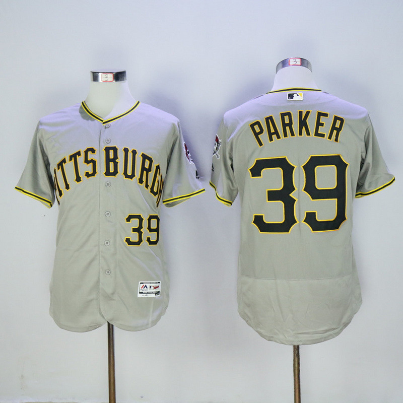 Pirates 39 Dave Parker Grey Flexbase Jersey