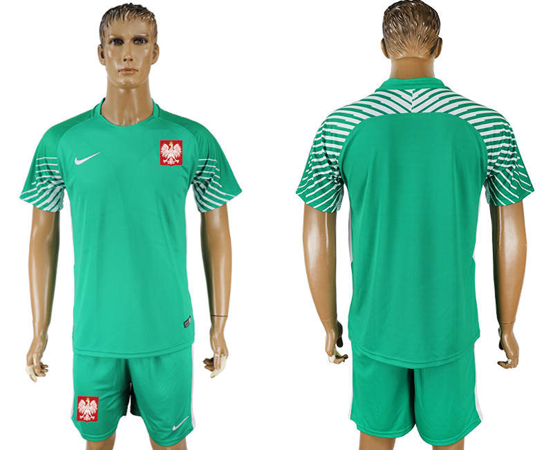 Poland Green Goalkeeper 2018 FIFA World Cup Soccer Jersey