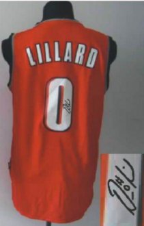 Portland Trail Blazers Revolution 30 Autographed 0 Damian Lillard Yellow Stitched NBA Jersey