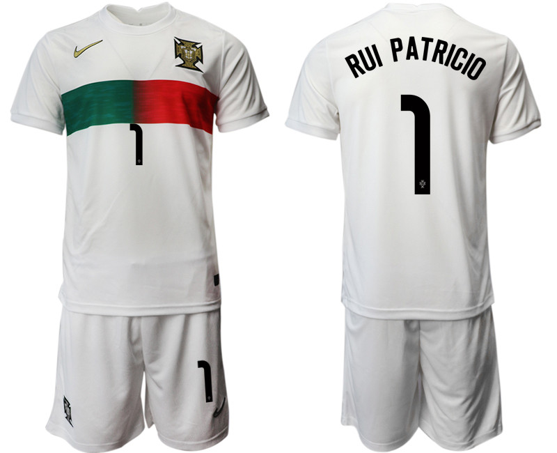 Portugal 1 RUI PATRICIO Away 2022 FIFA World Cup Qatar Soccer Jersey