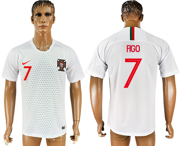 Portugal 7 FIGO Away 2018 FIFA World Cup Thailand Soccer Jersey