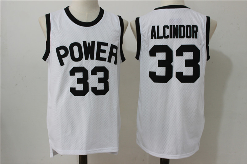 Power Memorial Academy 33 Lew Alcindor White Jersey