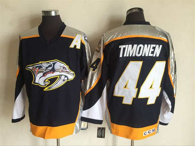 Predators 44 Kimmo Timonen Black CCM Jersey