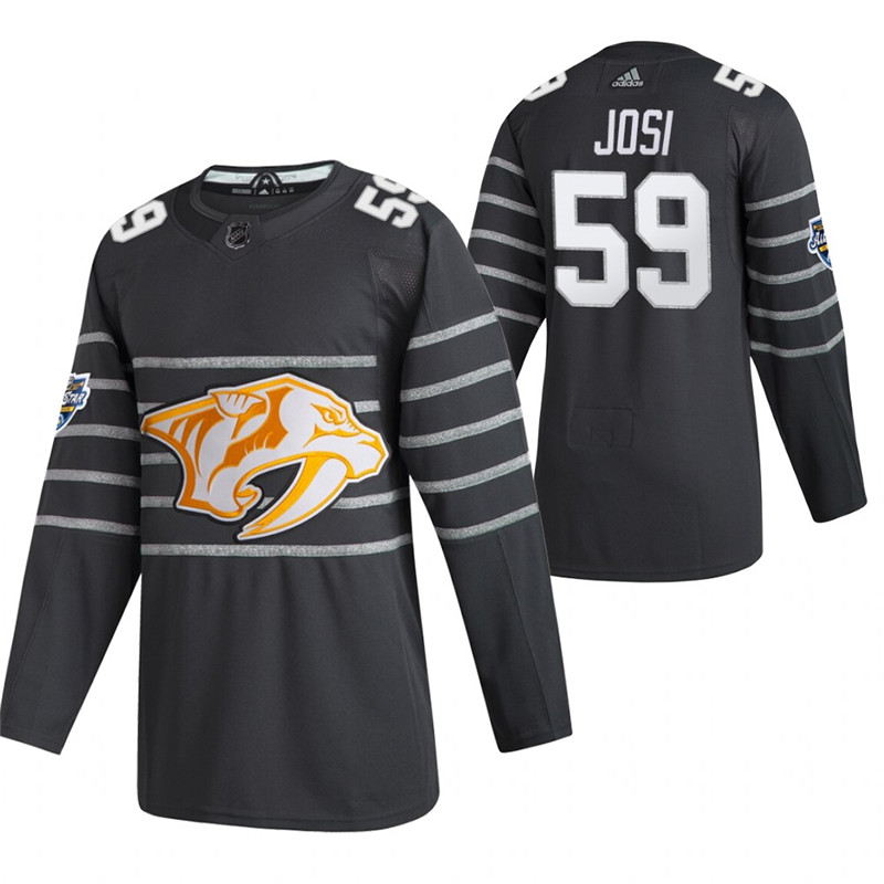 Predators 59 Roman Josi Gray 2020 NHL All Star Game Adidas Jersey