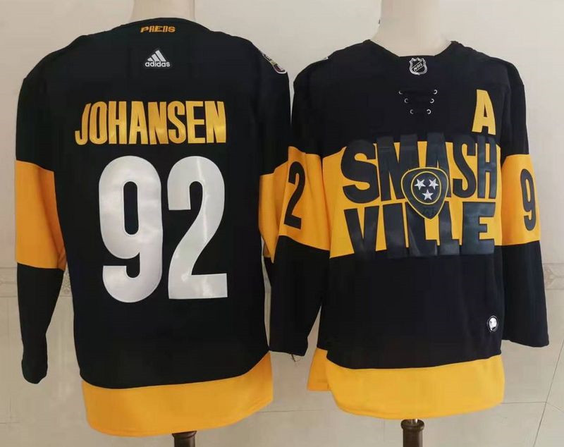 Predators 92 Ryan Johansen Navy 2022 NHL Stadium Series Adidas Jersey