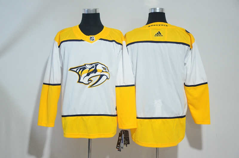 Predators Blank White  Jersey