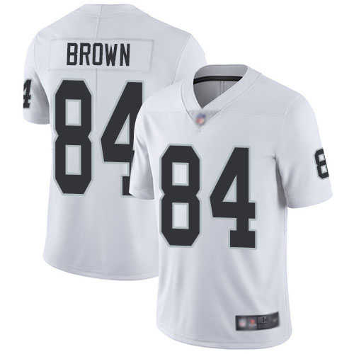 Raiders 84 Antonio Brown White Youth Vapor Untouchable Limited Jersey