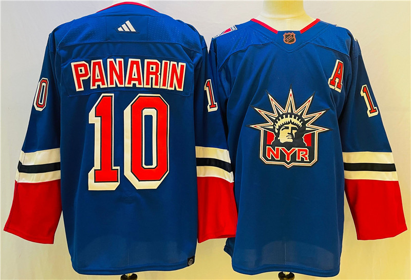 Rangers 10 Artemi Panarin Royal Reverse Retro Adidas Jersey