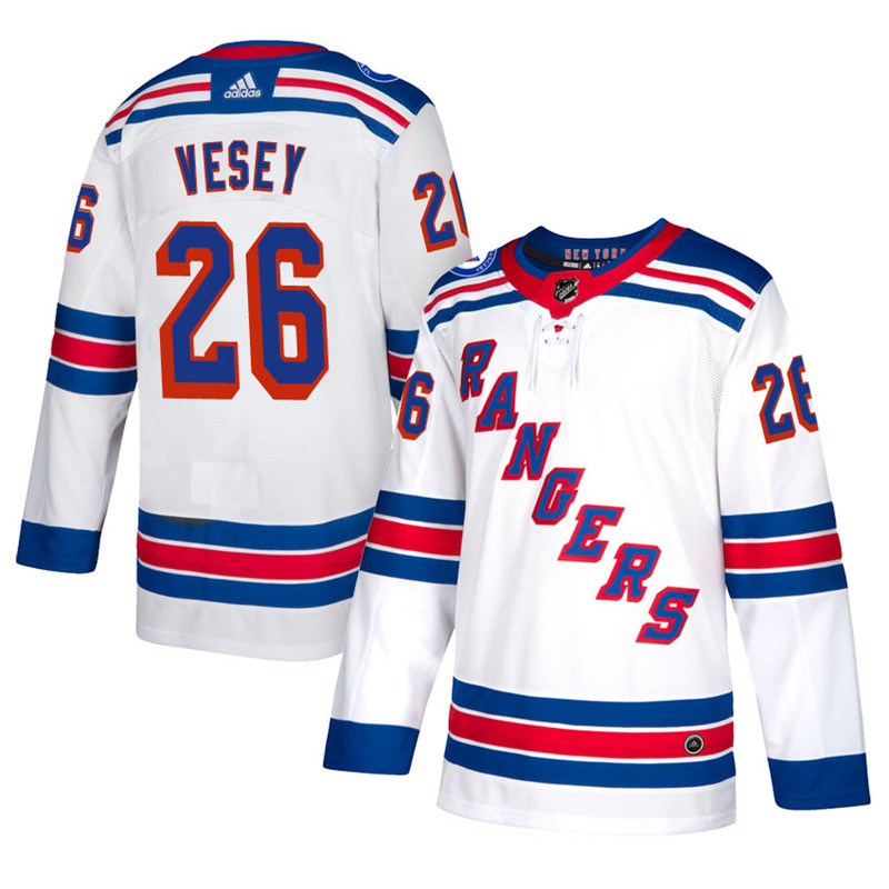Rangers 26 Jimmy Vesey White  Jersey