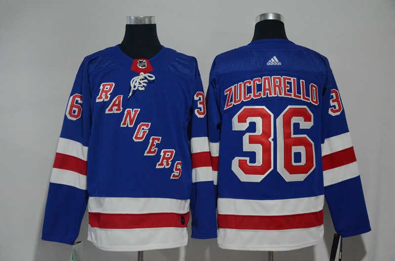 Rangers 36 Mats Zuccarello Blue  Jersey