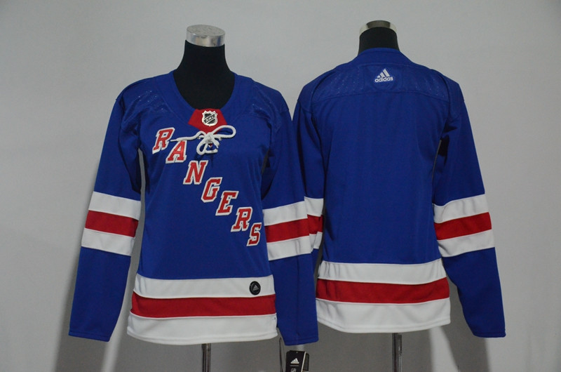 Rangers Blank Blue Women  Jersey