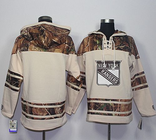 Rangers Blank Cream Camo Stitched NHL Jersey