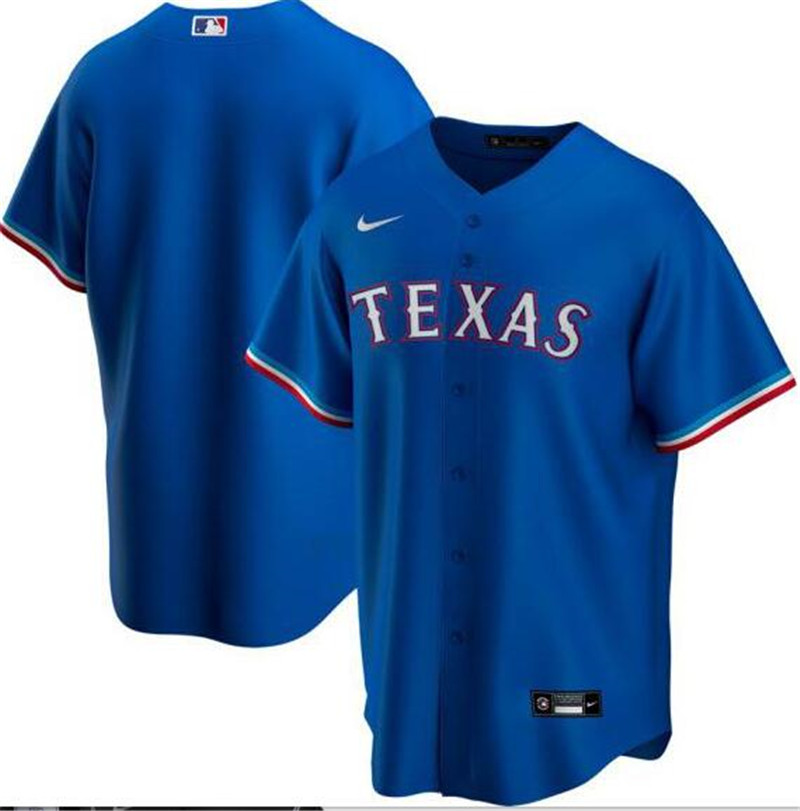 Rangers Blank Royal 2020 Nike Cool Base Jersey