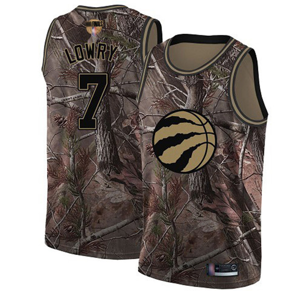 Raptors #7 Kyle Lowry Camo 2019 Finals Bound Basketball Swingman Realtree Collection Jersey