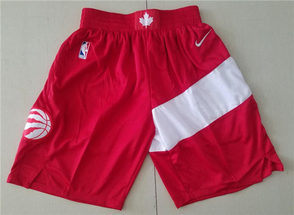 Raptors Red Earned Edition Nike Swingman Short