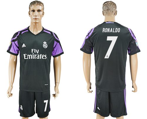 Real Madrid 7 Ronaldo Sec Away Soccer Club Jersey