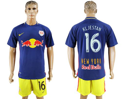 Red Bull 16 Kljestan Away Soccer Club Jersey