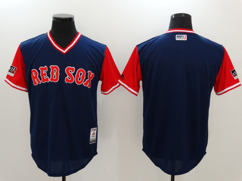 Red Sox Navy 2018 Players' Weekend Authentic Team Jersey