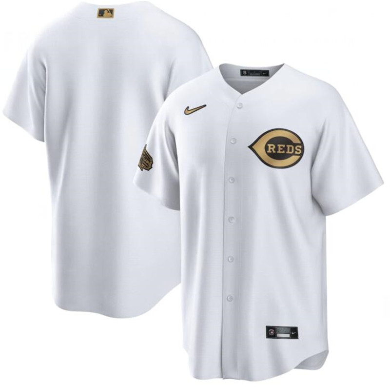 Reds Blank White Nike 2022 MLB All Star Cool Base Jersey