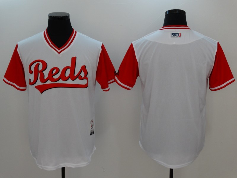 Reds Majestic White 2017 Players Weekend Team Jersey
