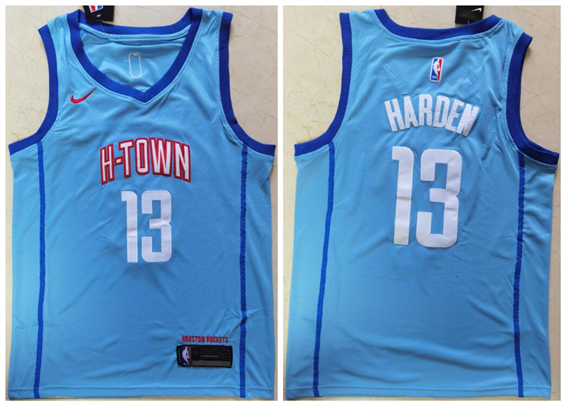 Rockets 13 James Harden Blue 2021 City Edition Nike Swingman Jersey