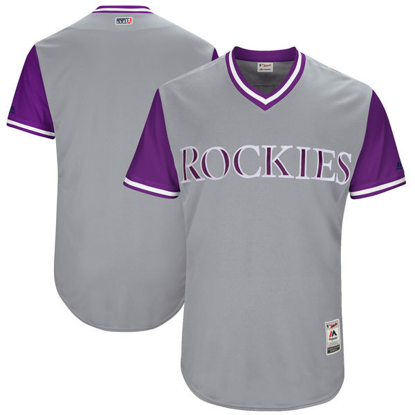 Rockies Majestic Gray 2017 Players Weekend Team Jersey