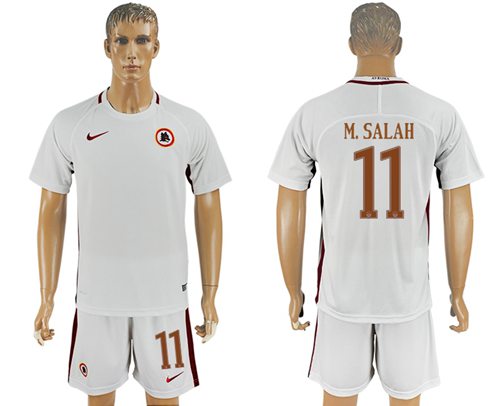 Roma 11 M Salah Away Soccer Club Jersey