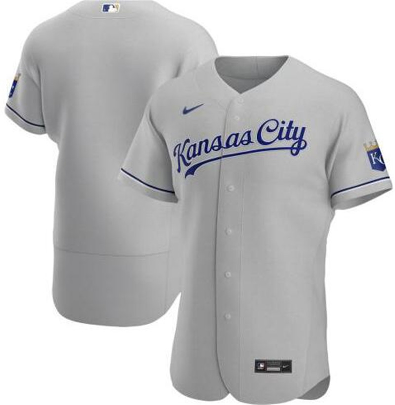 Royals Blank Gray 2020 Nike Flexbase Jersey