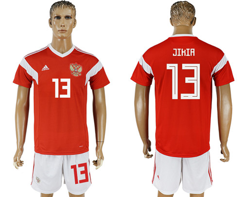 Russia 13 JIKIA Home 2018 FIFA World Cup Soccer Jersey