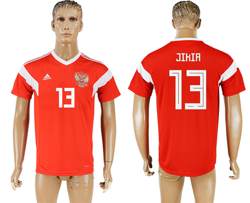Russia 13 JIKIA Home 2018 FIFA World Cup Thailand Soccer Jersey