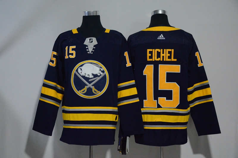 Sabres 15 Jack Eichel Navy  Jersey