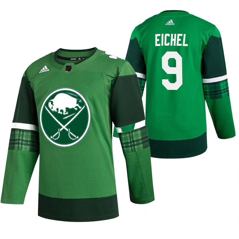 Sabres 9 Jack Eichel Green 2020 Adidas Jersey