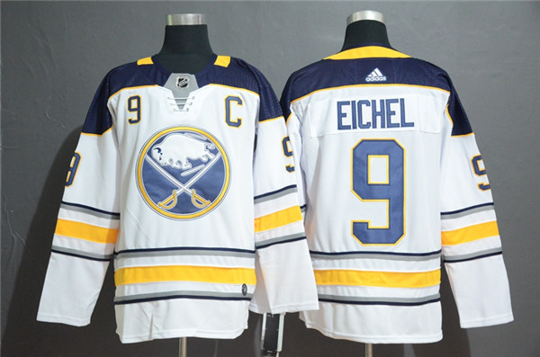 Sabres 9 Jack Eichel White  Jersey