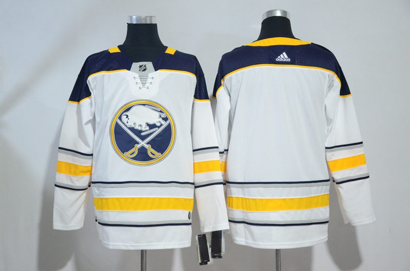 Sabres Blank White  Jersey