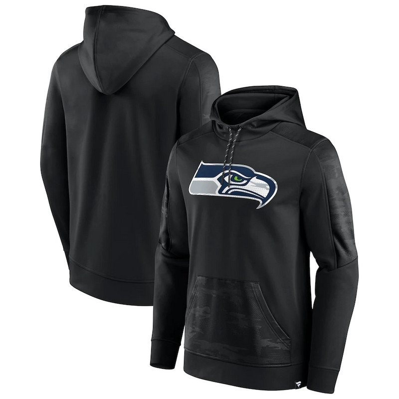 Seattle Seahawks Fanatics Branded On The Ball Pullover Hoodie Black