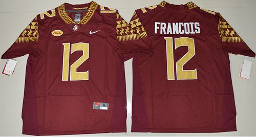 Seminoles 12 Deondre Francois Red Limited Stitched NCAA Jersey