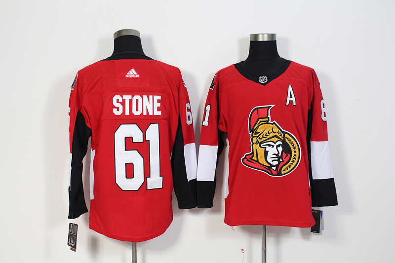 Senators 61 Mark Stone Red  Jersey