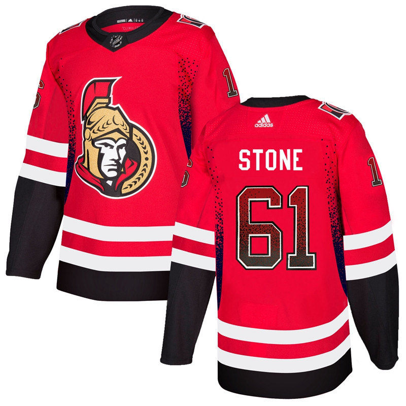 Senators 61 Mark Stone Red Drift Fashion  Jersey