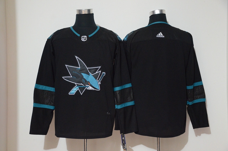 Sharks Blank Black  Jersey