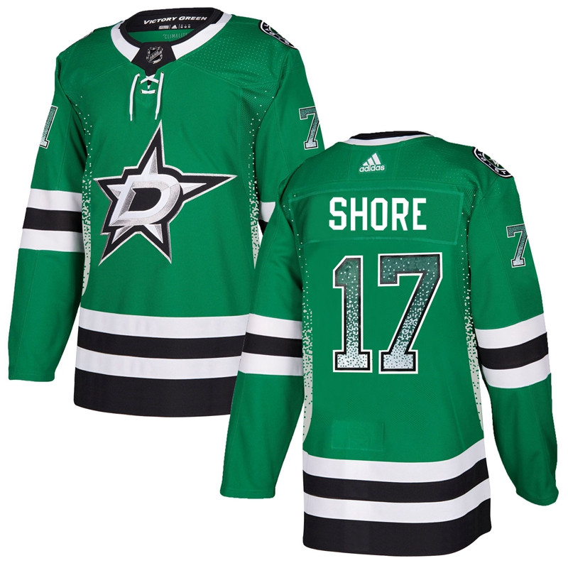 Stars 17 Devin Shore Green Drift Fashion  Jersey