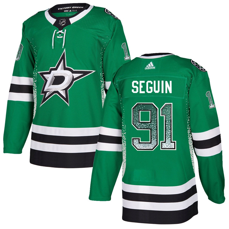 Stars 91 Tyler Seguin Green Drift Fashion  Jersey