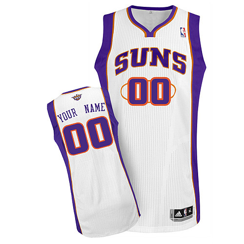 Suns Personalized Authentic White NBA Jersey
