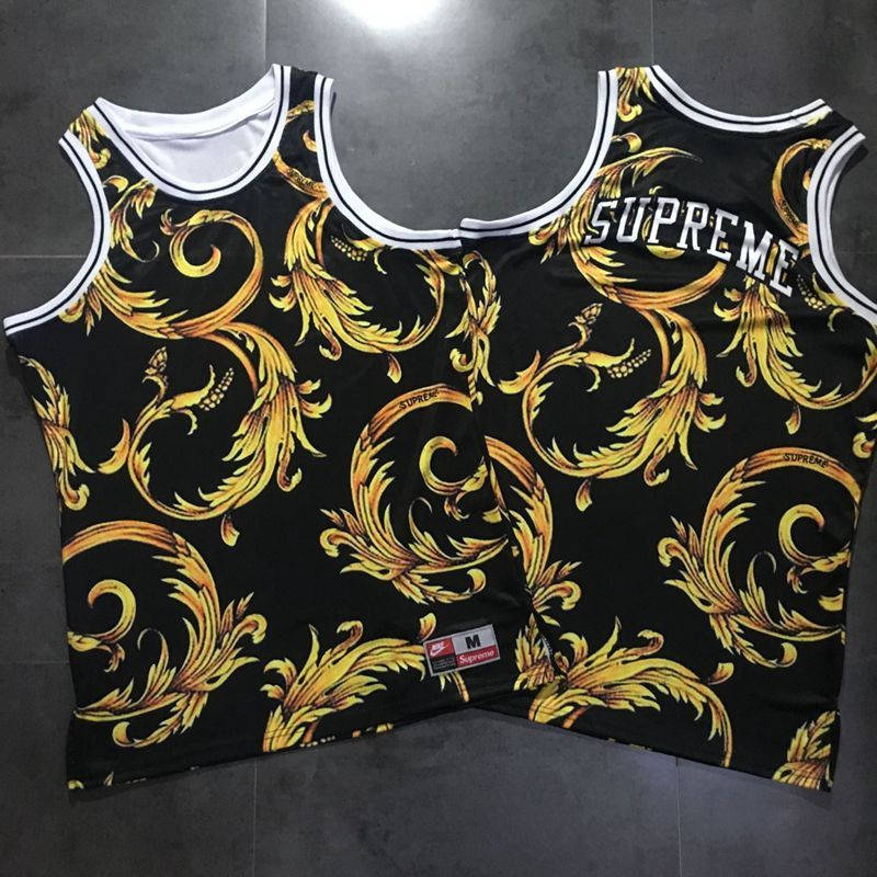 Supreme  Foamposite Collection Black Basketball Jersey