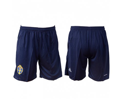 Sweden Blank Away Soccer Country Shorts