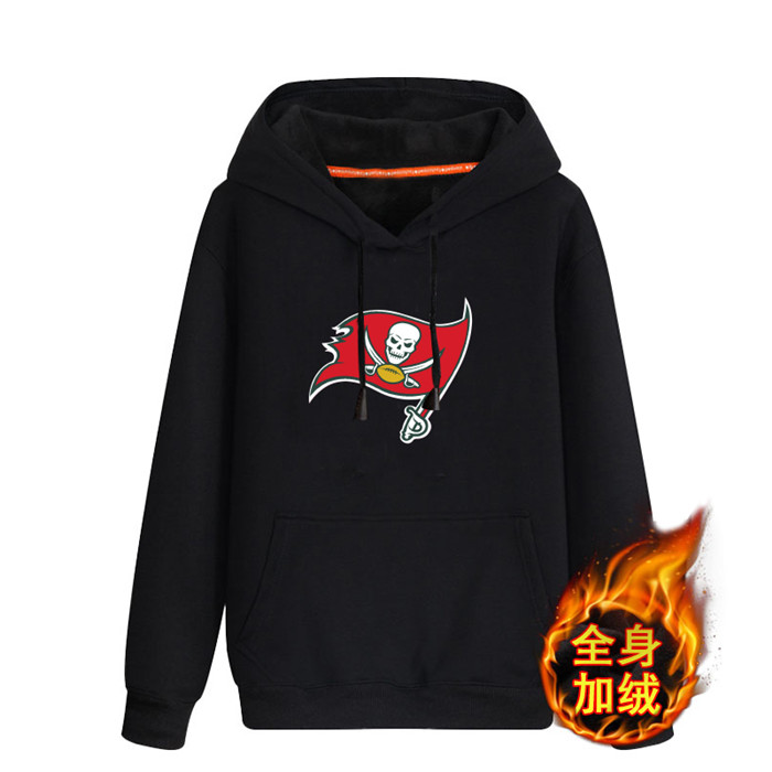 Tampa Bay Buccaneers Men's Winter Thicken NFL Pullover Hoodie