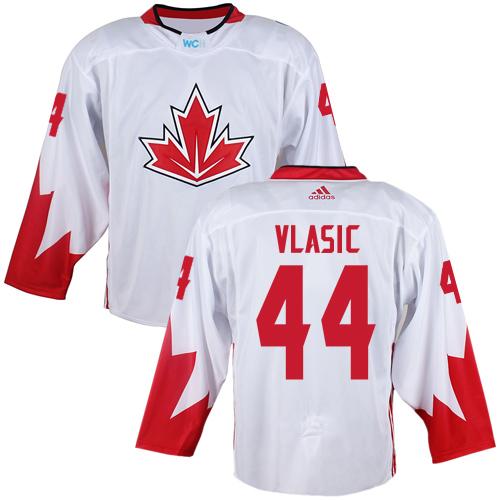 Team Canada 44 Marc Edouard Vlasic White 2016 World Cup Stitched NHL Jersey